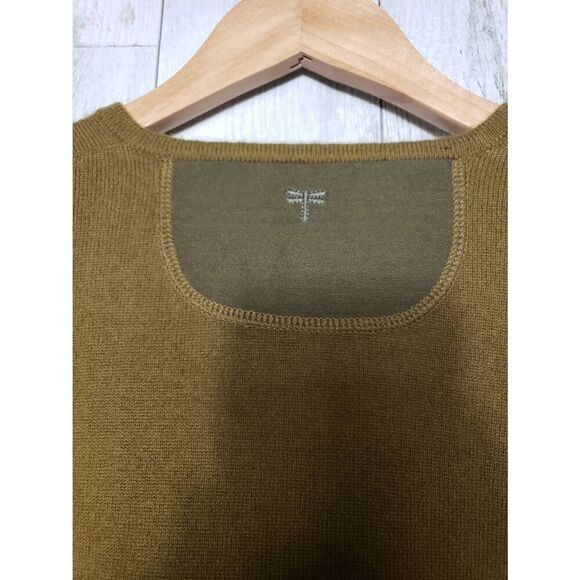 Tyler Boe 100% Cashmere 1/4 to 1/2 Button Up Sweater Sz. M - Picture 5 of 7